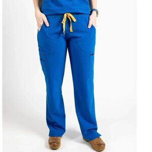 Poppy The Bodie Royal Blue Scrub Pants in Size M